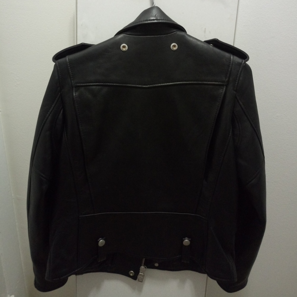 Coach moto leather jacket - Black - Size 2 - Picture 6 of 6
